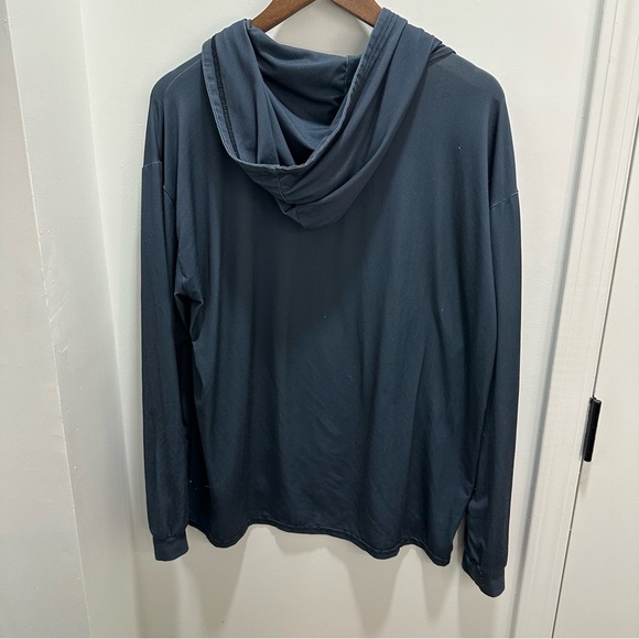 Cat Print Navy Hoodie for Pet Lovers - Picture 3 of 4